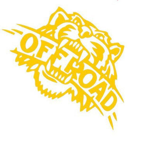 shopping אביזרי חוץ לרכב Car Sticker Tiger Decals Vehicle Truck Bumper Window Wall Mirror Decoration