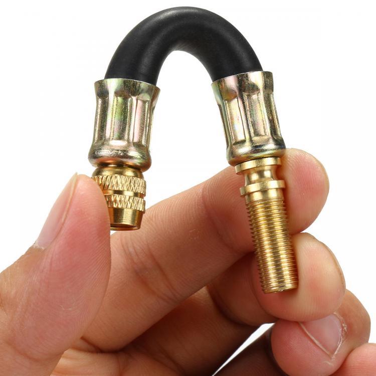shopping תיקון הרכב ותחזוקה 105mm Car Wheel Flexible Tyre Valve Extension Rubber Hose Adapter