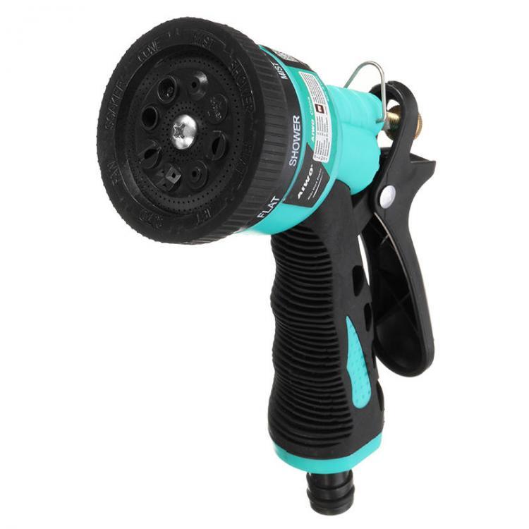 shopping תיקון הרכב ותחזוקה 8 Pattern Garden Water Gun Multifunctional Household Car Washing Water Sprayer Nozzle Sprinkle Tools