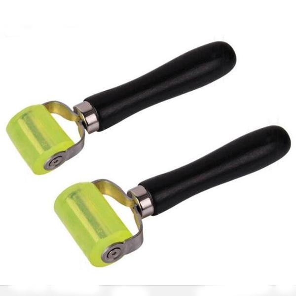 shopping תיקון הרכב ותחזוקה Car Sound Insulation Construction Tools Black Wooden Handle Yellow Silicon Roller