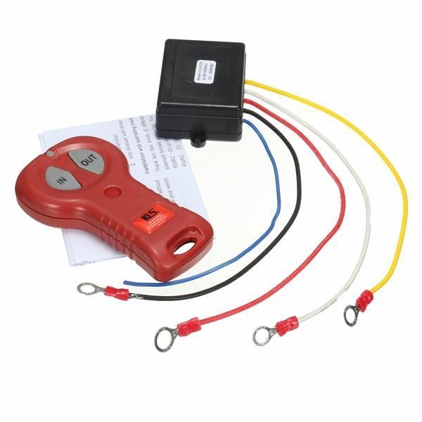 shopping תיקון הרכב ותחזוקה DC 12-24V 433MHz Winch In Out Wireless Remote Control Switch Kit for Jeep ATV SUV Truck Off Road