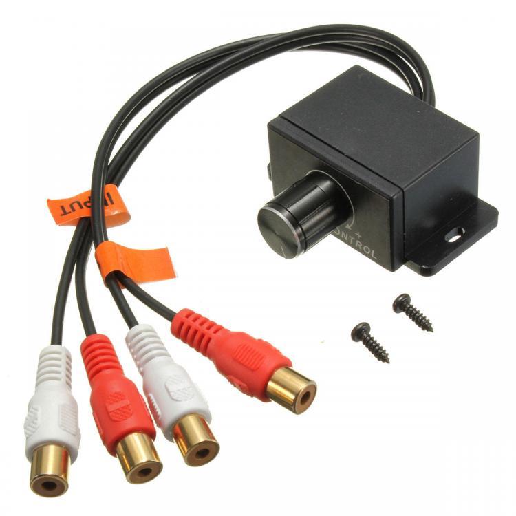 shopping תיקון הרכב ותחזוקה Universal Car Audio Amplifier Bass RCA Level Remote Volume Control Knob LC-1