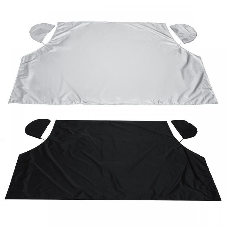 shopping תיקון הרכב ותחזוקה Magnetic Half Windscreen Car Cover Sun Snow Ice Frost Wind Winter Protector
