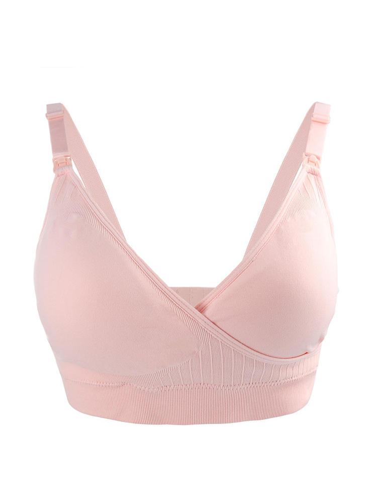 shopping הלבשה תחתונה Seamless Wireless  Elastic Front Buckle Soft Nursing Bra