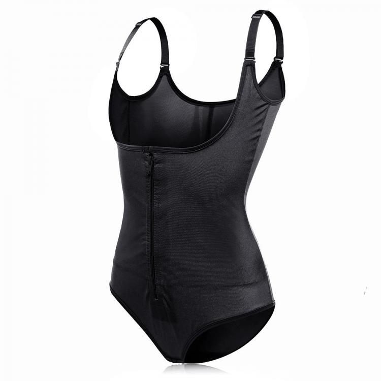 shopping הלבשה תחתונה ZANZEA Seamless Firm Control Tummy Slim Hips Up Zipper Underbust Bodysuit