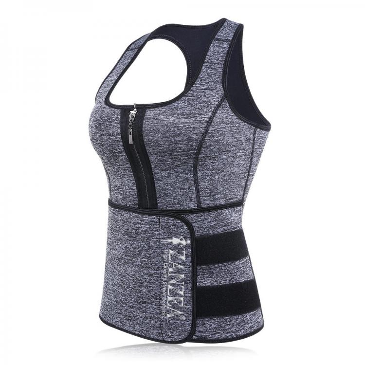 shopping הלבשה תחתונה ZANZEA Zeoprene Sweat Sauna Waist Slim Racer Back Vest Shapewear