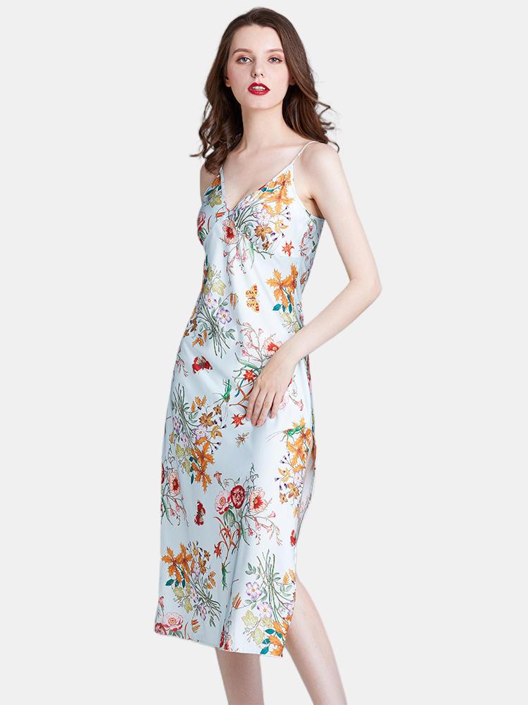 shopping הלבשה תחתונה Spaghetti Straps Longline Tempting Backless Nightgown