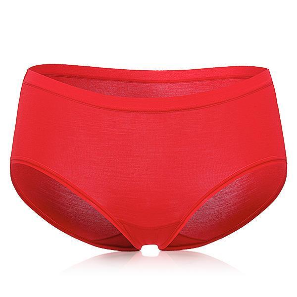 shopping הלבשה תחתונה Comfort Pure Color Modal Underwear Mid Rise Breathable Soft Panties For Women