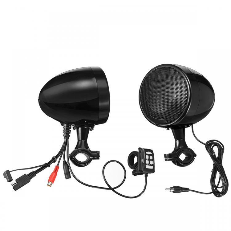 shopping אזעקה ומערכת אבטחה לאופנוע 600W IP66 Waterproof bluetooth 4.1 Motorcycle ATV Stereo Speaker Amplifer System