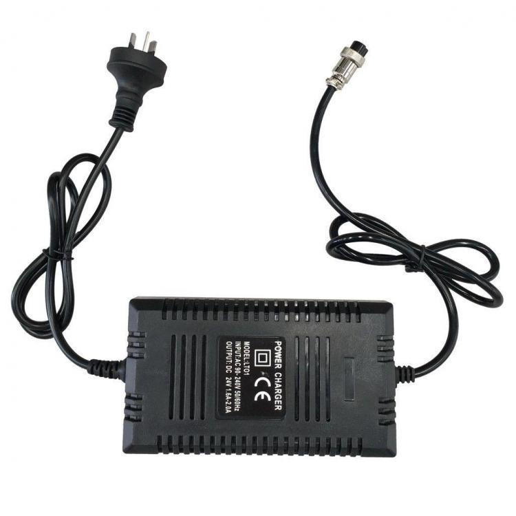 shopping מטענים ומתאמים 24V Smart Battery Charger For Electric Scooter ATV Razor E300 E90 Go kart za