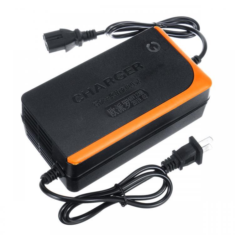 shopping מטענים ומתאמים 48V 12AH Lead Acid Battery Charger For Electric Bicycle Bike Scooters