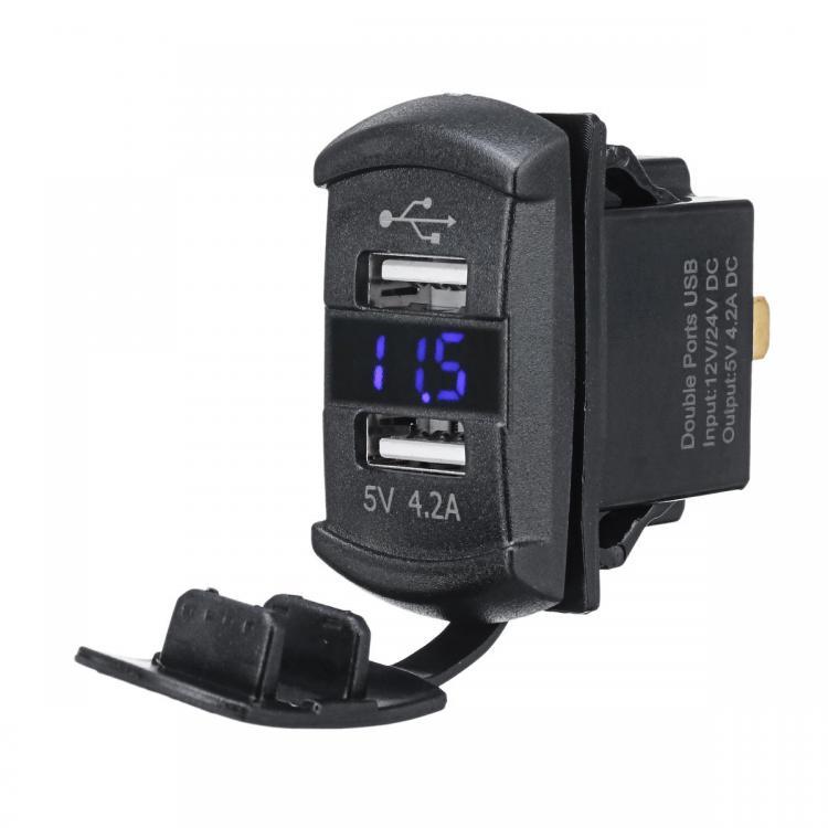 shopping מטענים ומתאמים USB Charger For Polaris UTV RZR RZR4 Ranger XP 1000 900 800 Crew 2015 2016