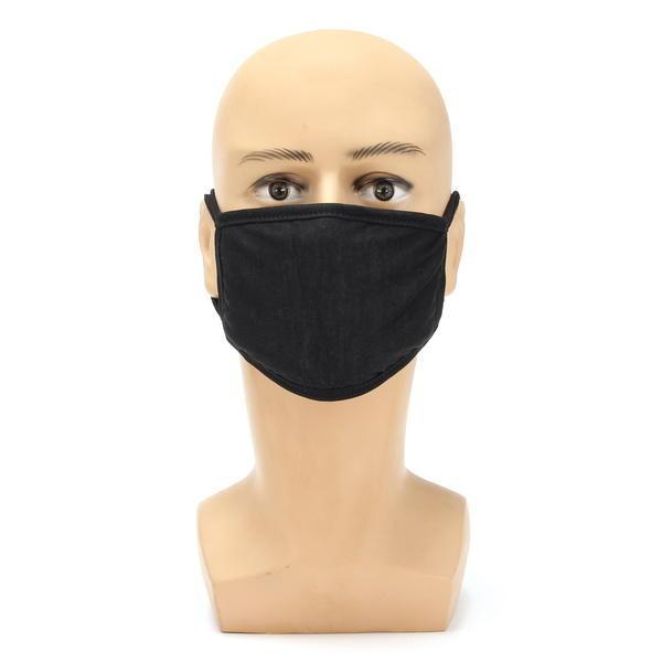 shopping מסיכה לפנים לאופנוענים Motorcycle Winter Thick Cotton Dustproof Face Mask Male Solid Color Model Masks