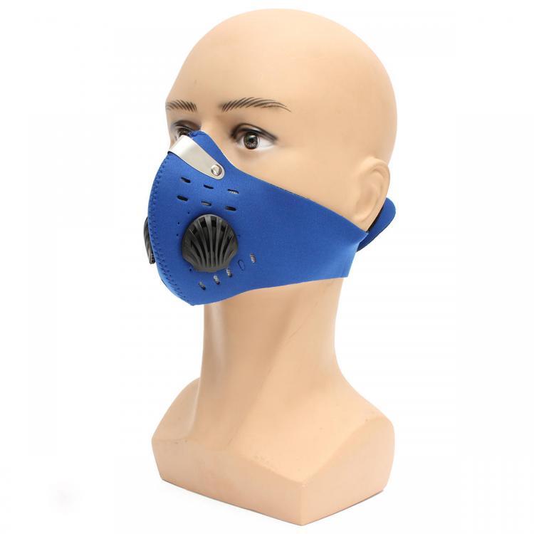 shopping מסיכה לפנים לאופנוענים Motorcycle Racing PM2.5 Gas Protection Filter Respirator Dust Face Mask Head