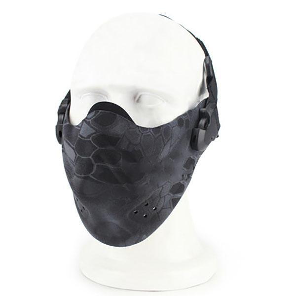 shopping מסיכה לפנים לאופנוענים WoSporT Camouflage Half Face Mask For Airsoft CS Paintball Tactical Military Costume