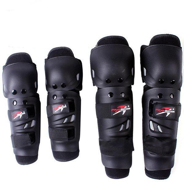 shopping בגדי רכיבה לאופנוע Motorcycle Sports Racing Protective Knee Elbow Pads Kits For Pro-Biker