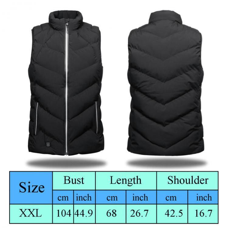 shopping בגדי רכיבה לאופנוע Winter USB Electric Heated Vest Battery Powered Light Weight Warm Motorcycle Coat