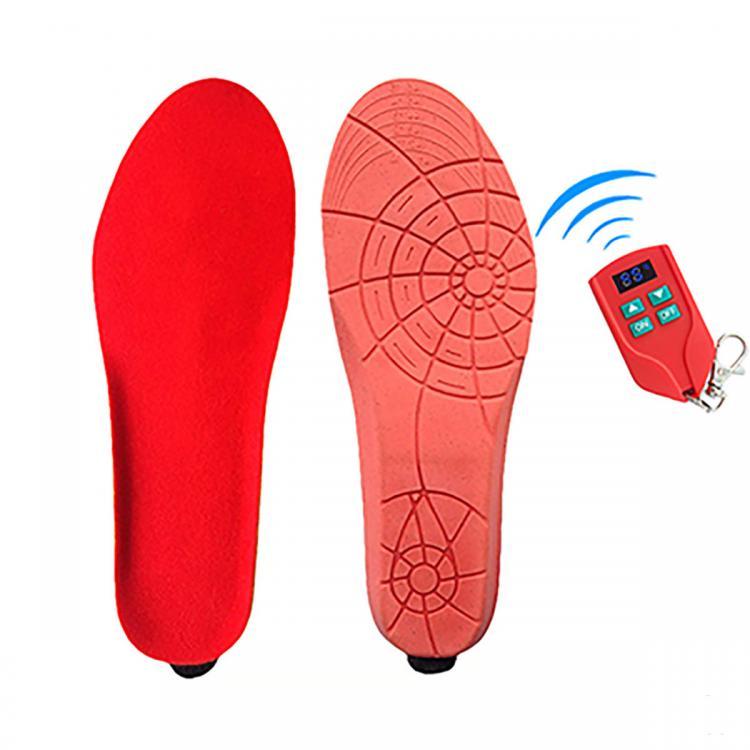 shopping בגדי רכיבה לאופנוע 41-46 Code Portable Wireless Heated Insole Shoe Boot Foot Warmer Rechargeable 2000mAH