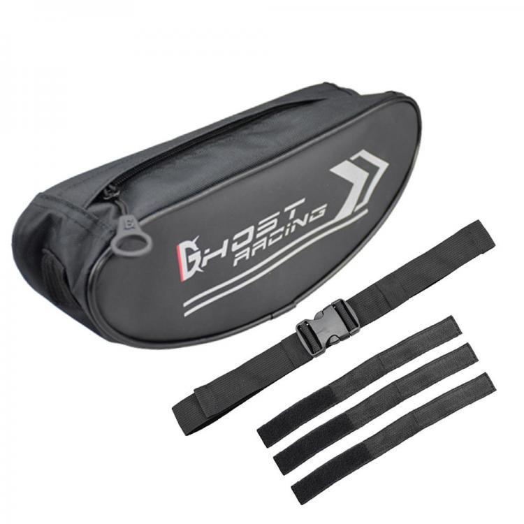 shopping בגדי רכיבה לאופנוע GHOST RACING Motorcycle Handlebar Crossbody Waist Bag Men Women Waterproof Fork Shoulder Travel Messenger Black Bag For Yamaha/Hon