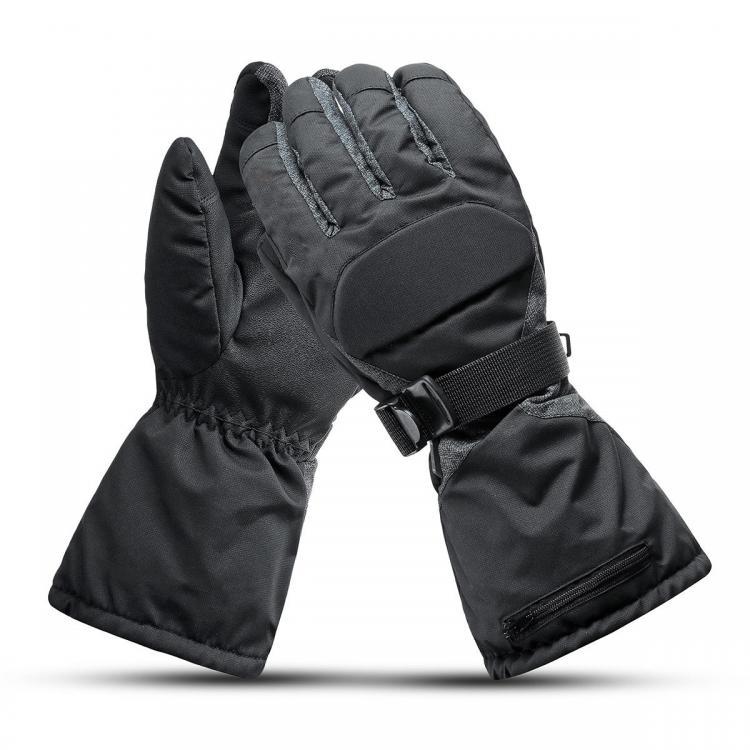 shopping בגדי רכיבה לאופנוע 65&deg;C Waterproof Electric Heating Gloves Touch Screen Heated Motorcycle Winter Warm Outdoor Skiing Hand Warmer