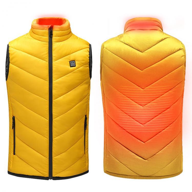 shopping בגדי רכיבה לאופנוע Children USB Heated Warm Back Cervical Spine Hooded Winter Jacket Motorcycle Skiing Riding Coat