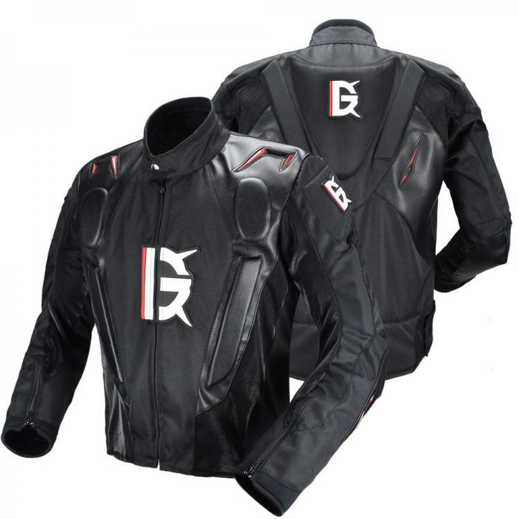 shopping בגדי רכיבה לאופנוע GHOST RACING&trade; Motorcycle Jacket PU Leather Racing Body Armor Protection Moto Motocross Off-road Clothing Protection Gear