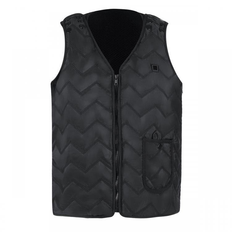 shopping בגדי רכיבה לאופנוע Unisex Electric Heating USB Vest Coat Jacket Adjustable Warmer Winter Clothing