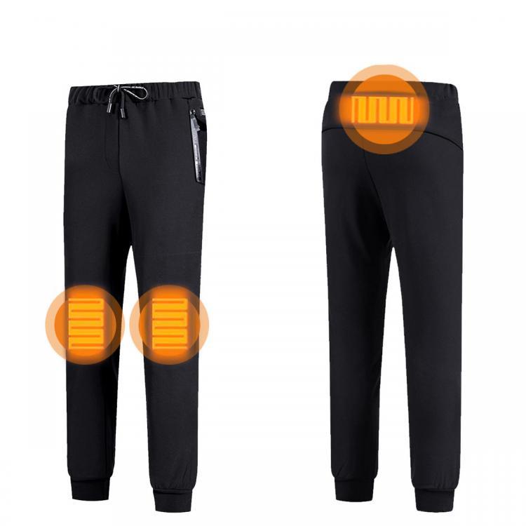 shopping בגדי רכיבה לאופנוע Electric USB Winter Heated Warm Pants Trousers Heating Fleece Skiing Warmer Men L-7XL