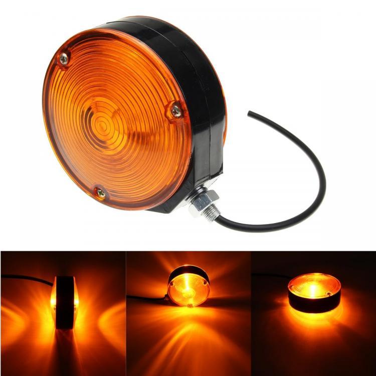 shopping אורות לאופנוע Trailer Truck Lorry Lollipop Earring Amber Mirror Side Maker Lamp Light