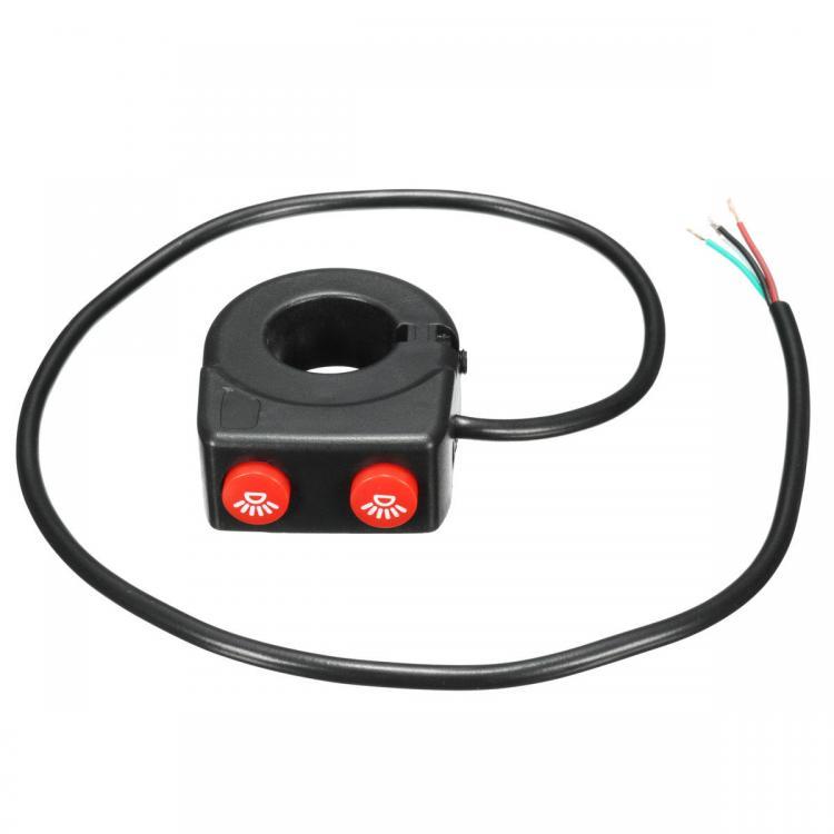 shopping אורות לאופנוע 7/8" 22mm Handlebar Headlight Button On Off Switch Motorcycle Bike ATV
