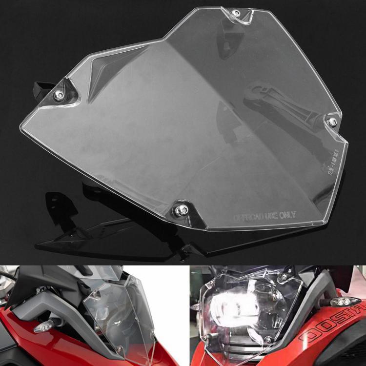 shopping אורות לאופנוע Front Headlight Guard Clear Cover Lens Protector For BMW R1200GS ADV WC 13-17