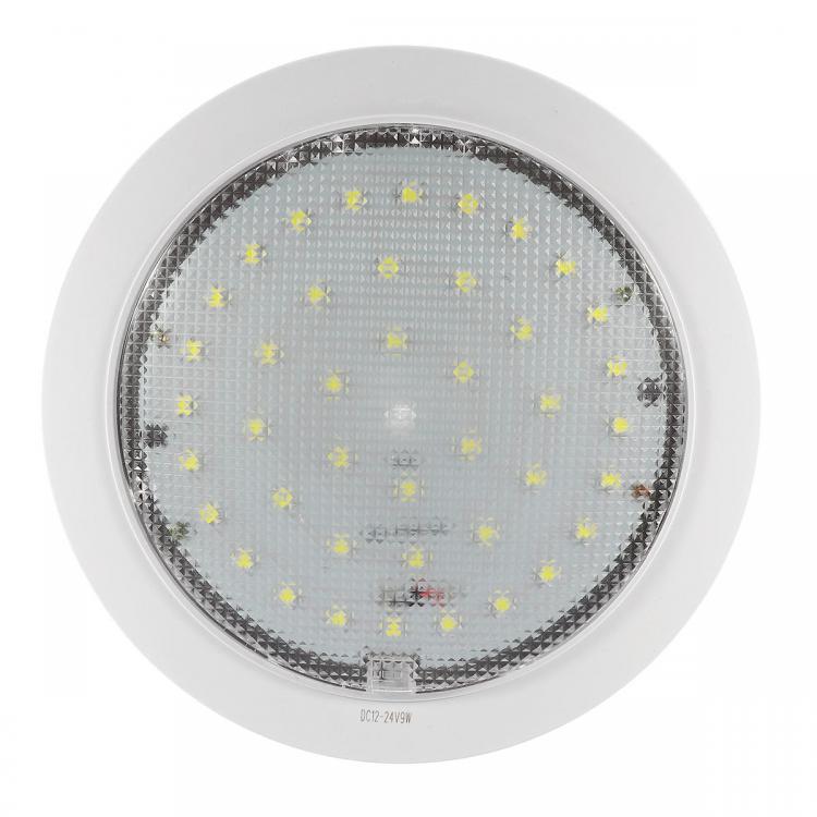 shopping אורות לאופנוע 12V-24V 5050 9W LED Ceiling Light Fixture For Caravan/Motorhome/Trailer/Boat Surface Mount