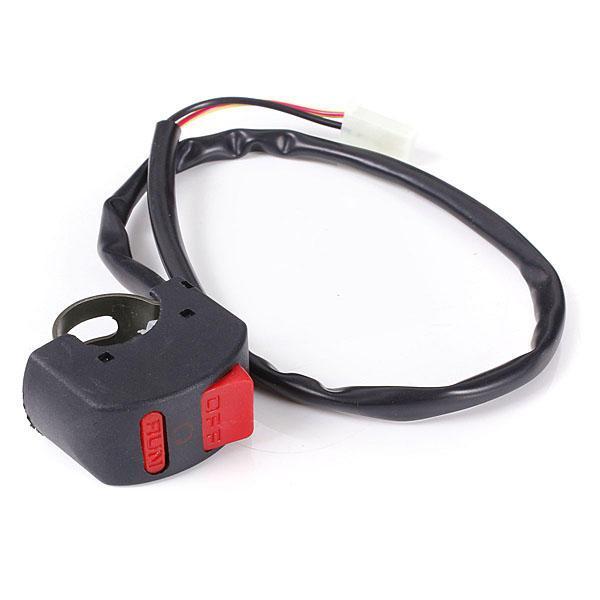 shopping אורות לאופנוע 7/8 Inch Motorcycle SUV On/Off Button Switch For Honda XR50
