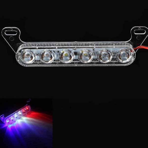 shopping אורות לאופנוע 12V Motorcycle LED Taillight License Plate Strobe Brake Light