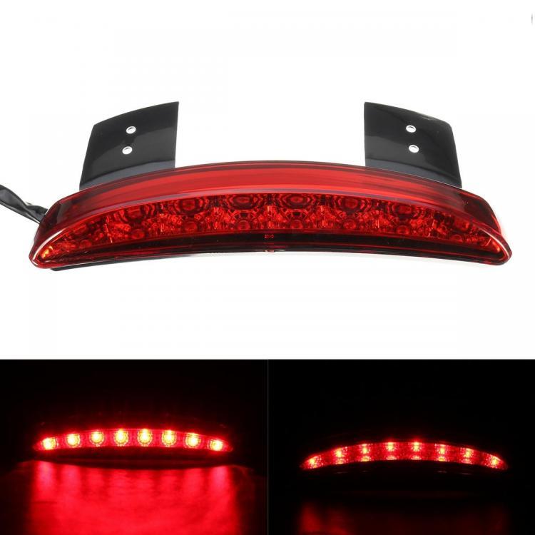 shopping אורות לאופנוע 12V Motorcycle 8LED Rear Turn Brake License Plate Tail Lights For Harley Sportster