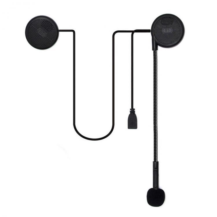 shopping קסדות לאופנוע Enusic&trade; M5 Ultra-thin Noise Reduction BT Earphone Motorcycle Helmet Wirless bluetooth Headset Moto Speaker with Sponge M