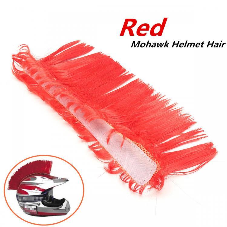 shopping קסדות לאופנוע Helmet Mohawk Hair Punk Hair For Motorcycle Helmets Ski Snowboard Paintball Race