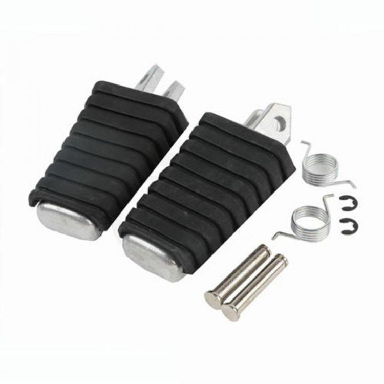 shopping גוף ושלד האופנוע Motorcycle Front Footrest Pedal Foot Pegs for Yamaha XV125 XV250 XVS250 XVS650