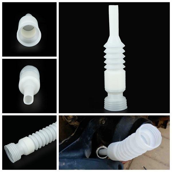 shopping גוף ושלד האופנוע 17mm 42mm Motorcycle Retractable Refueling Funnel 150mm-300mm Length