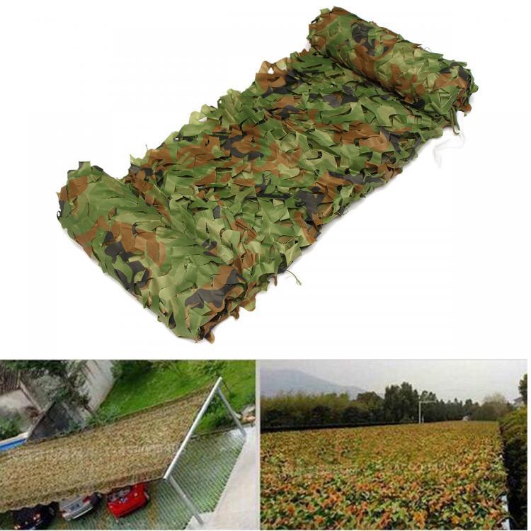 shopping גוף ושלד האופנוע 3MX5M Hunting Camping Jungle Camouflage Net Mesh Woodlands Blinds Military Camo Cover