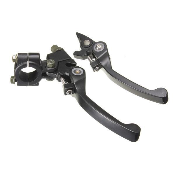 shopping גוף ושלד האופנוע One Pair 22mm Brake&amp;Clutch Levers For 110cc 125cc 140cc 160cc Pit Dirt Bike