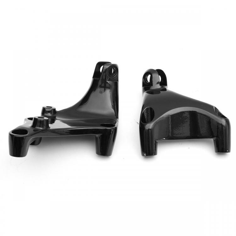 shopping גוף ושלד האופנוע Rear Passenger Foot Pegs Pedal Mount For Harley Sportster XL 883 1200 14-16