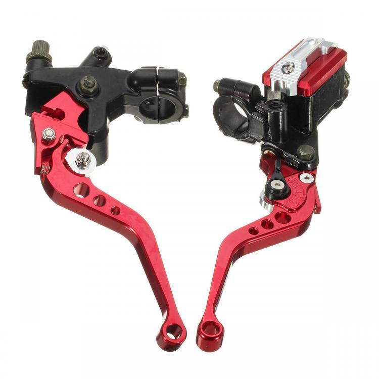shopping גוף ושלד האופנוע 7/8inch 22mm CNC Universal Motorcycle Brake Clutch Master Cylinder Lever Reservoir