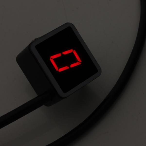 shopping גוף ושלד האופנוע Universal Motorcycle LED Display Digital Indicator Shift Level Sensor