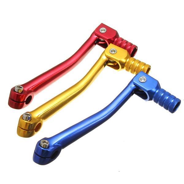 shopping גוף ושלד האופנוע CNC Folding Gear Shift Lever Hanging Drop Resistance Lever For Pit Dirt Bike 50cc 110cc 125cc 140cc