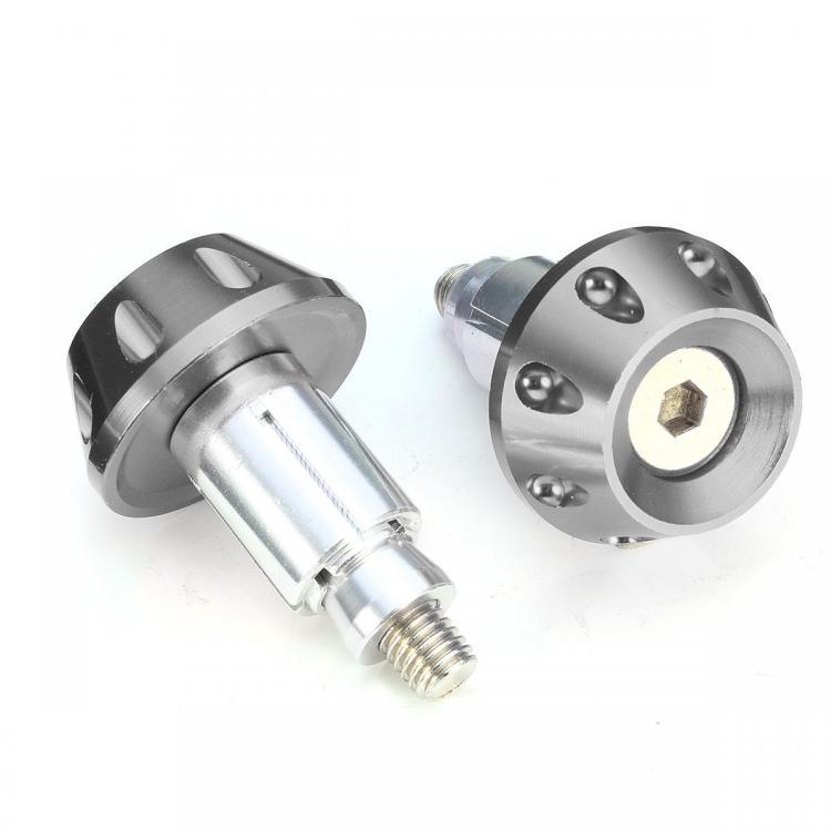 shopping גוף ושלד האופנוע 7/8inch 22mm Universal Motorcycle Handlebar Hand Grips Bar End Caps Plugs Slider