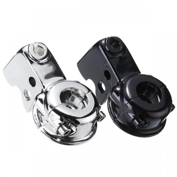 shopping גוף ושלד האופנוע Clutch Lever Mount Bracket Perch For Harley Touring Glide Softail Dyna Sportster 883