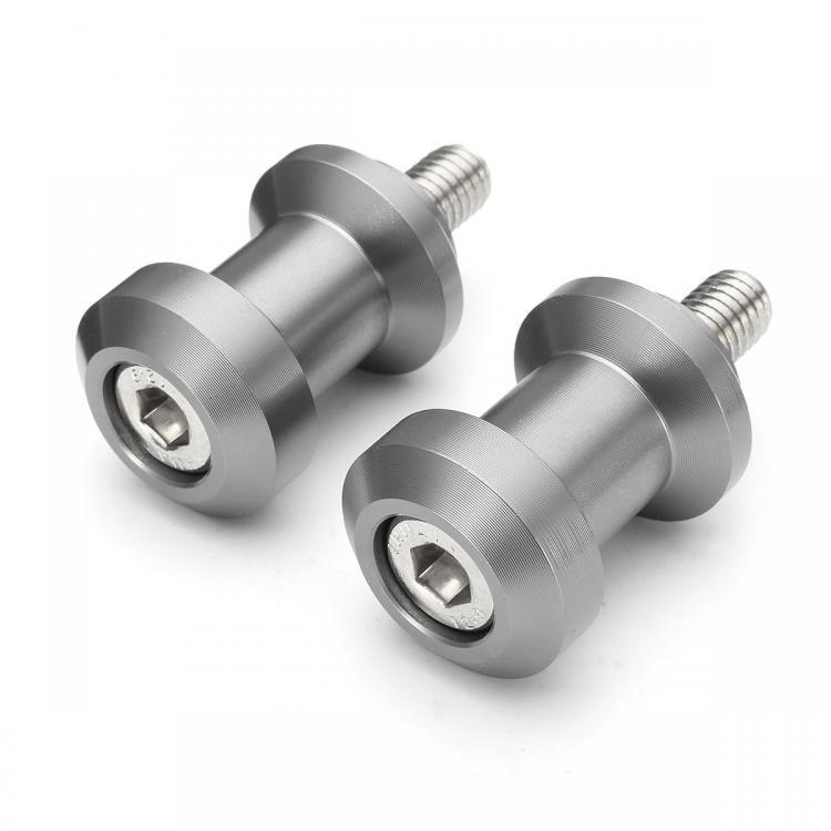 shopping גוף ושלד האופנוע 8mm Aluminum Swing Arm Spools Sliders Bolts For Suzuki/Honda/Kawasaki/Triumph