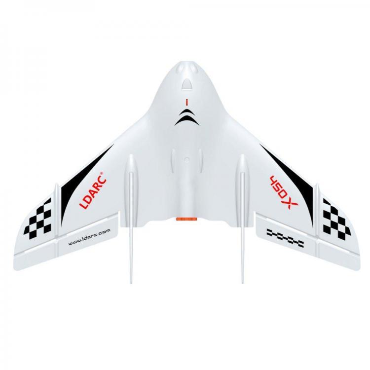 shopping רחפנים KINGKONG/LDARC TINY WING 450X 431mm Wingspan EPP FPV RC Airplane Flying Wing Delta-Wing PNP With Flight Control