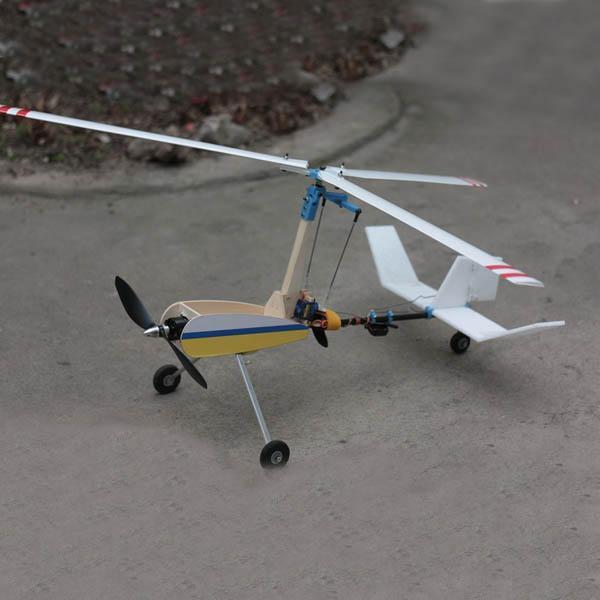 shopping רחפנים New Luobo V2S Dual Operation Autogyro Gyroplane Airplane Model KIT